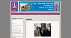 Desktop Screenshot of anglicanchurch.pl