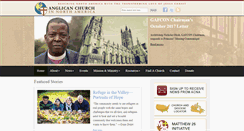 Desktop Screenshot of anglicanchurch.net