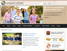 Tablet Screenshot of anglicanchurch.net